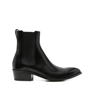 Tom Ford Men Burnished Leather Chelsea Boots